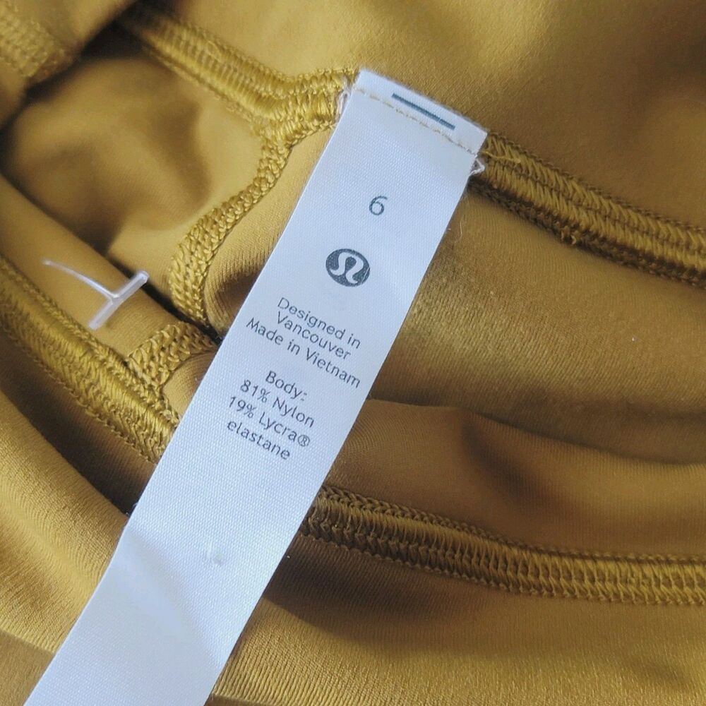 Lululemon Align Hi Rise Pant Pockets Size 6 Spiced Bronze Leggings Nulu - Picture 7 of 16